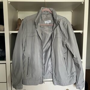 Calvin Klein Zip Up Jacket with Fold Away Hood